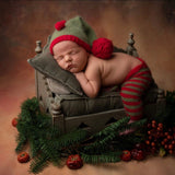 Newborn Christmas Outfit, Newborn Santa Claus Outfit, Christmas Newborn Outfit, Newborn Photography Props, Newborn Christmas Photo Outfit