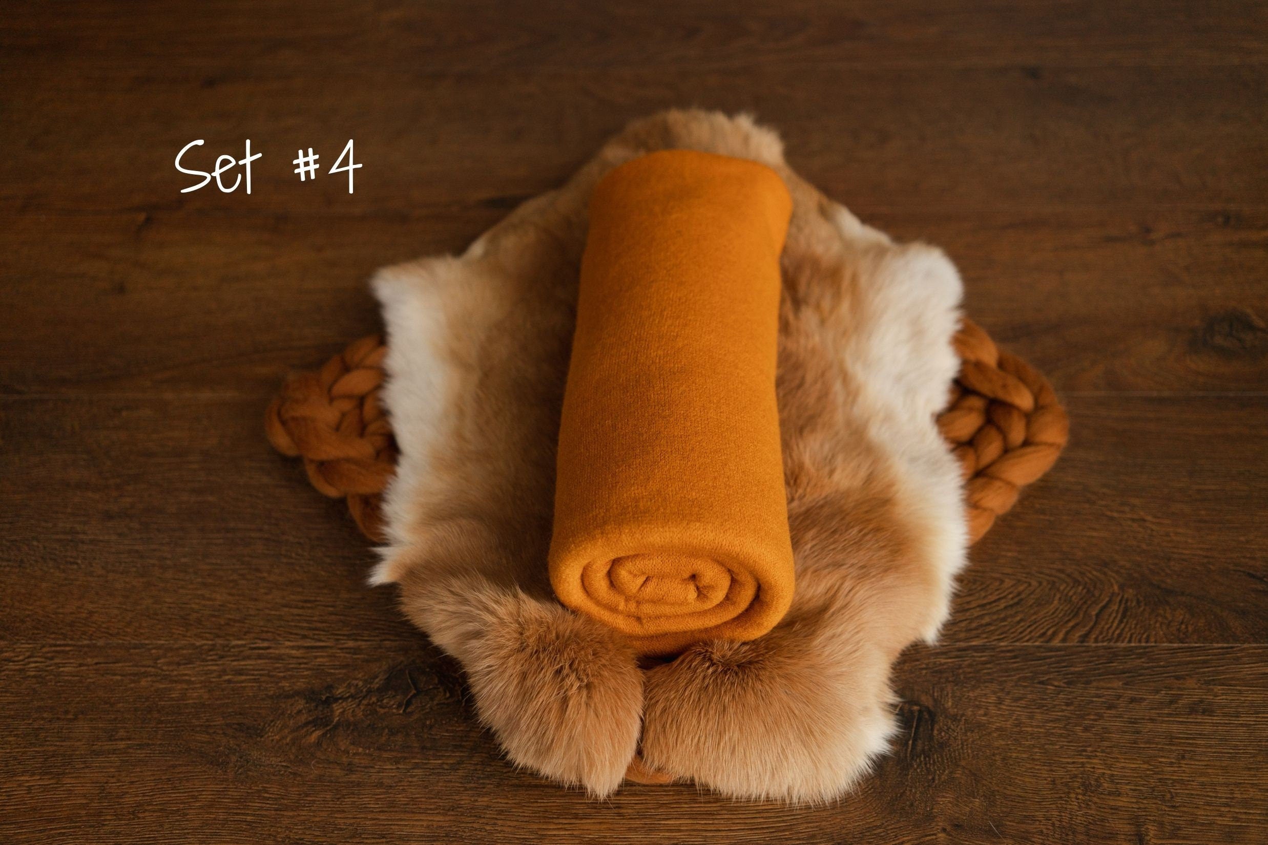 Copper Newborn Photography Props Set, Newborn Posing Fabric,Newborn Bean Bag Fabric Backdrop,Newborn Merino Wool Blanket,Newborn Pillow Prop