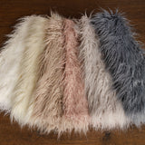 Newborn Flokati Faux Fur Rug, Newborn Photography Props, Basket Stuffer, Curly Fur Rug for Newborn Photoshoot, Flokati Rug Photo Prop