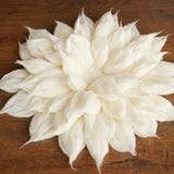 Flower Newborn Merino Wool Felted Rug, Newborn Photography props, Newborn Felted Props Set, Newborn Merino Wool Blanket Flower Girl