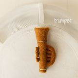 Hand-Felted Newborn Music Props Toy, Newborn Felted Microphone Toy,Needle Felted Camera Toy,Newborn Photography Props,Newborn Photo Camera