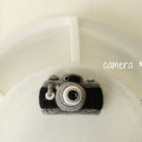 Hand-Felted Newborn Music Props Toy, Newborn Felted Microphone Toy,Needle Felted Camera Toy,Newborn Photography Props,Newborn Photo Camera