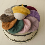 Newborn Beret Hat, Newborn French Hat, Newborn Knitted Outfit, Baby Beret with Baby Scarf, Newborn Outfit Girl, Unisex Baby Clothing Knitted