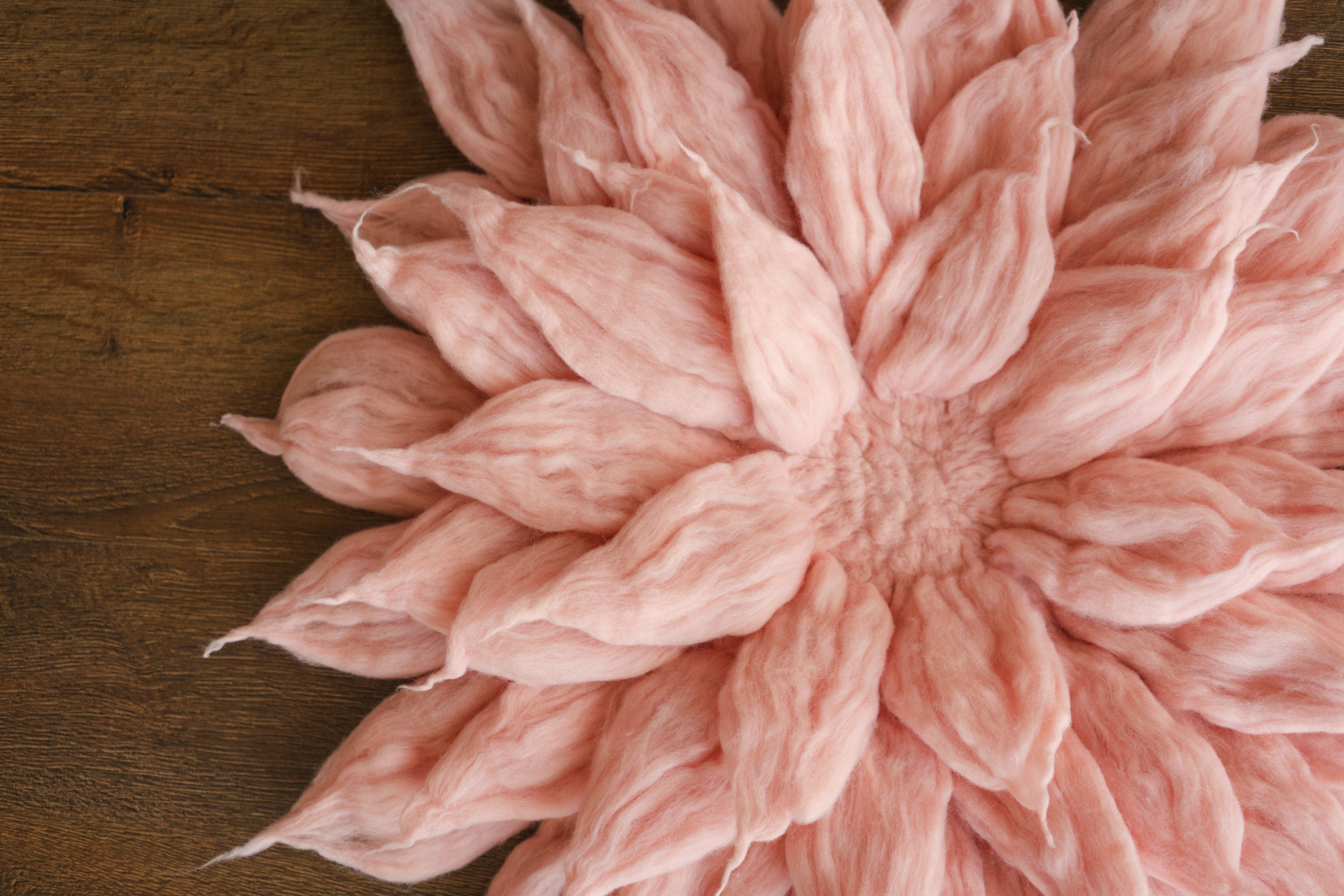 Flower Newborn Merino Wool Felted Rug, Newborn Photography props, Newborn Felted Props Set, Newborn Merino Wool Blanket Flower Girl