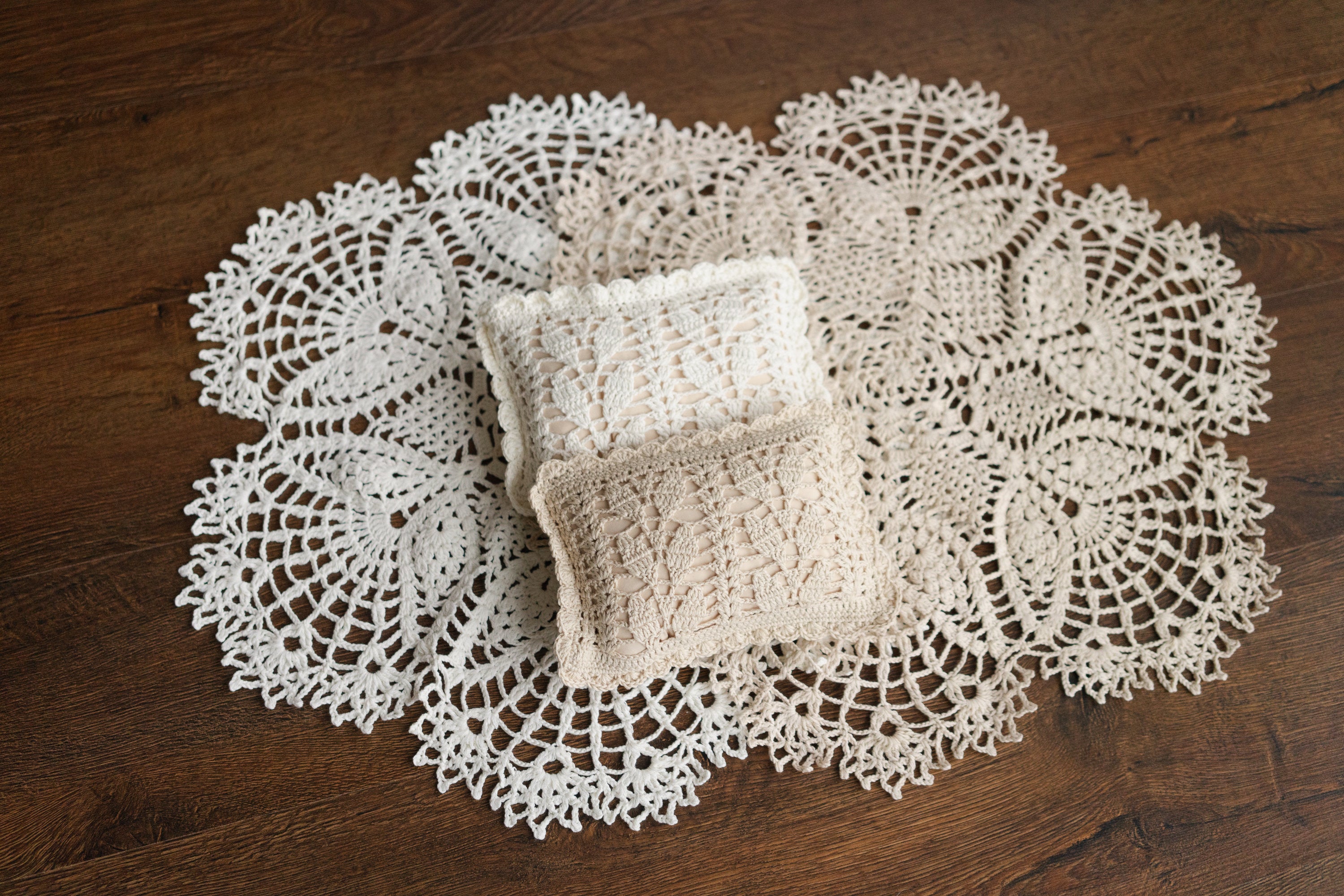 Newborn Crochet Pillow, Newborn Photo Pillow, Newborn Photography Props, Newborn Props Set, Newborn Posing Pillow, Newborn Knitted Pillow