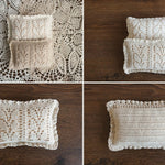 Newborn Crochet Pillow, Newborn Photo Pillow, Newborn Photography Props, Newborn Props Set, Newborn Posing Pillow, Newborn Knitted Pillow