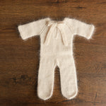 Footed Newborn Romper Outfit, Newborn Footed Romper,Newborn Knitted Outfit Girl,Newborn Photography props,Newborn Knitted Sleeper Outfit