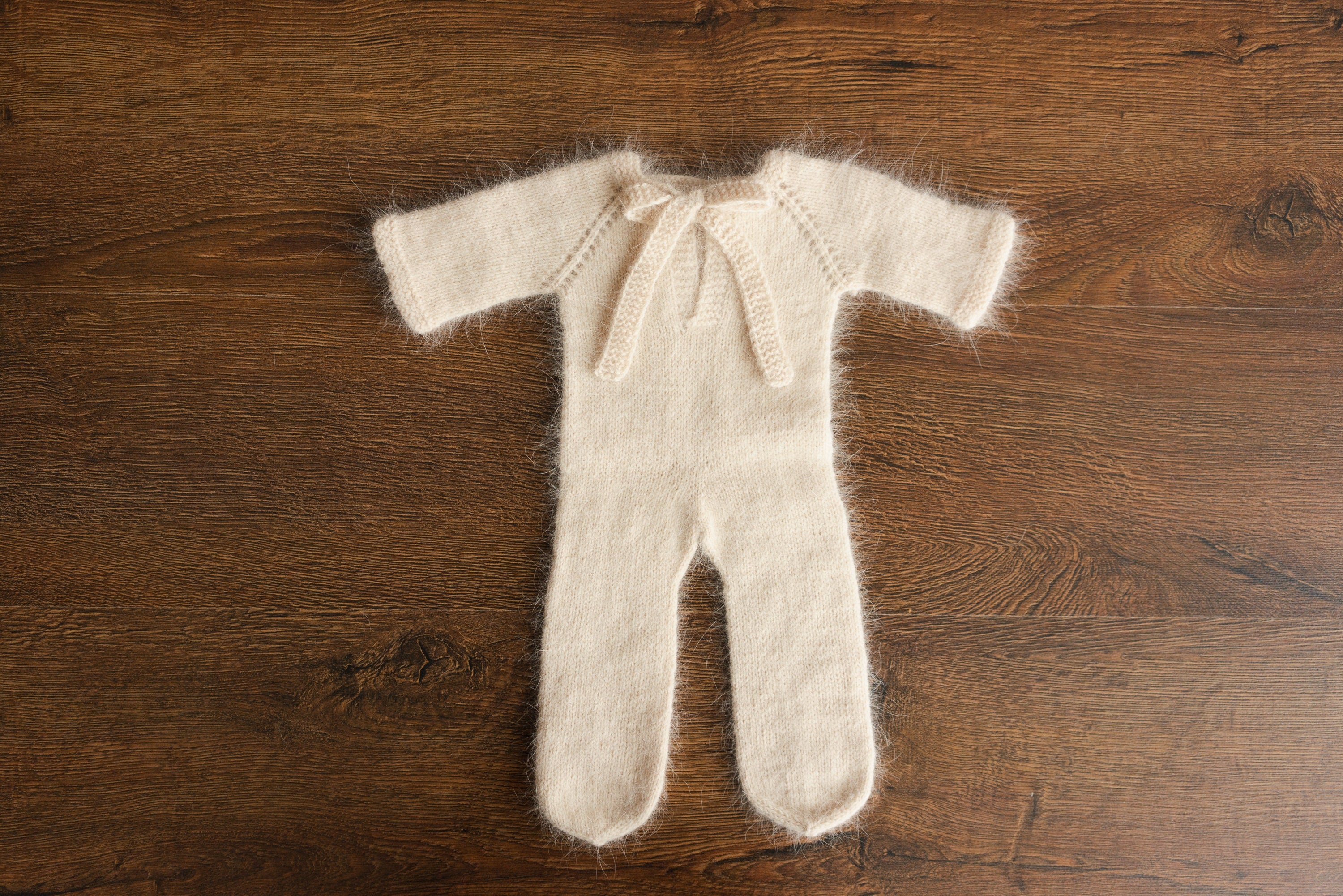 Footed Newborn Romper Outfit, Newborn Footed Romper,Newborn Knitted Outfit Girl,Newborn Photography props,Newborn Knitted Sleeper Outfit