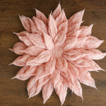 Flower Newborn Merino Wool Felted Rug, Newborn Photography props, Newborn Felted Props Set, Newborn Merino Wool Blanket Flower Girl