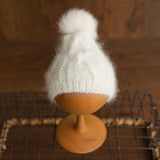 Newborn Cable Knitted Outfit, Newborn Coming Home Outfit,Newborn Cable Knit Hat,Newborn Knitted Outfit,Newborn Photography Props,Pom Pom Hat