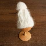 Newborn Cable Knitted Outfit, Newborn Coming Home Outfit,Newborn Cable Knit Hat,Newborn Knitted Outfit,Newborn Photography Props,Pom Pom Hat