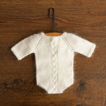 Newborn Cable Knitted Outfit, Newborn Coming Home Outfit,Newborn Cable Knit Hat,Newborn Knitted Outfit,Newborn Photography Props,Pom Pom Hat