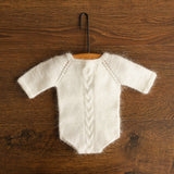 Newborn Cable Knitted Outfit, Newborn Coming Home Outfit,Newborn Cable Knit Hat,Newborn Knitted Outfit,Newborn Photography Props,Pom Pom Hat