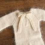 Footed Newborn Romper Outfit, Newborn Footed Romper,Newborn Knitted Outfit Girl,Newborn Photography props,Newborn Knitted Sleeper Outfit