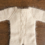 Footed Newborn Romper Outfit, Newborn Footed Romper,Newborn Knitted Outfit Girl,Newborn Photography props,Newborn Knitted Sleeper Outfit
