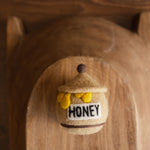 Newborn Teddy Bear Felted Photo Props, Newborn Felted Tiger Toy for Photography, Newborn Felted Honey Pot, Newborn Photography Props