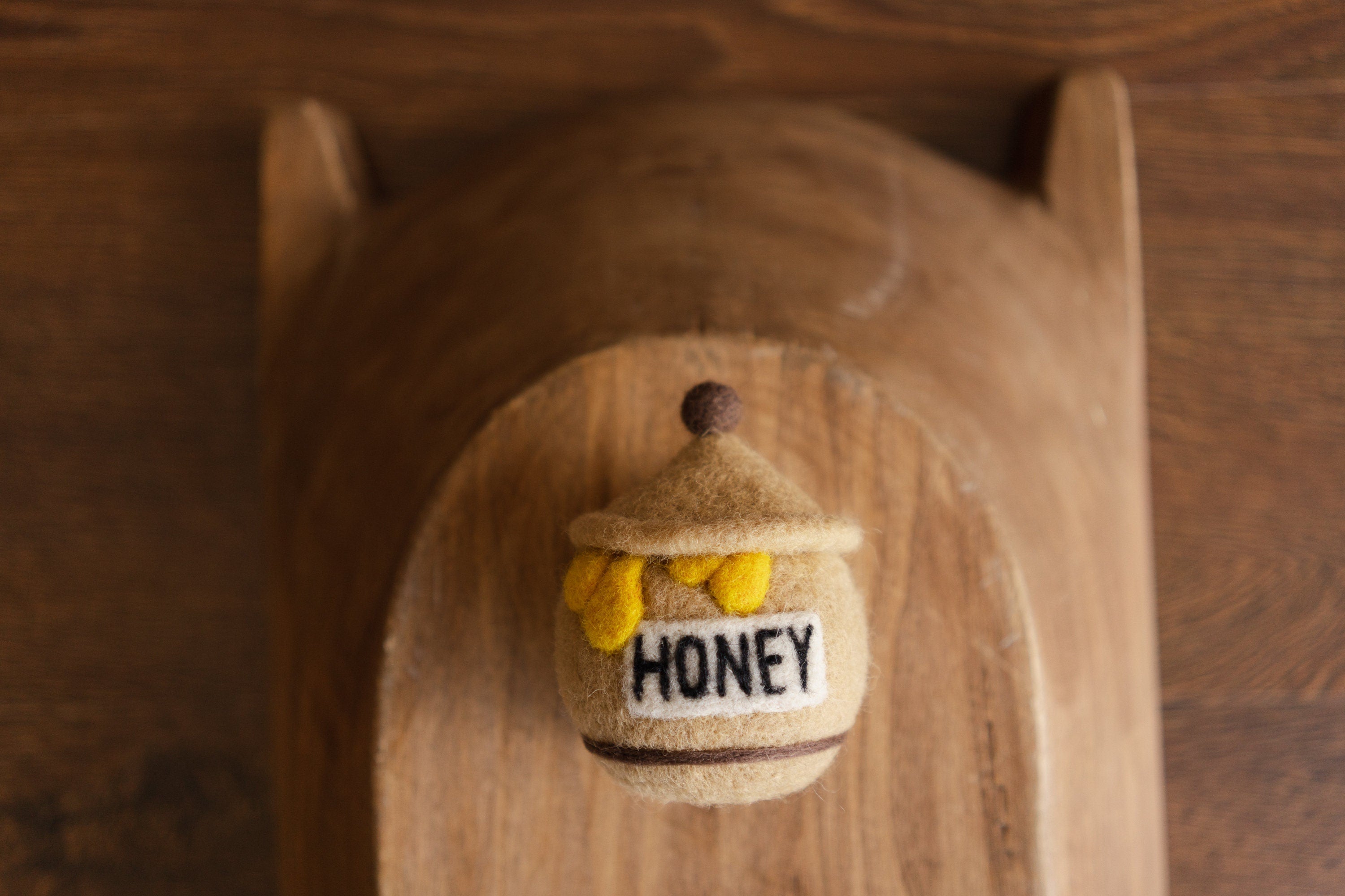 Newborn Teddy Bear Felted Photo Props, Newborn Felted Tiger Toy for Photography, Newborn Felted Honey Pot, Newborn Photography Props