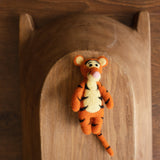 Newborn Teddy Bear Felted Photo Props, Newborn Felted Tiger Toy for Photography, Newborn Felted Honey Pot, Newborn Photography Props
