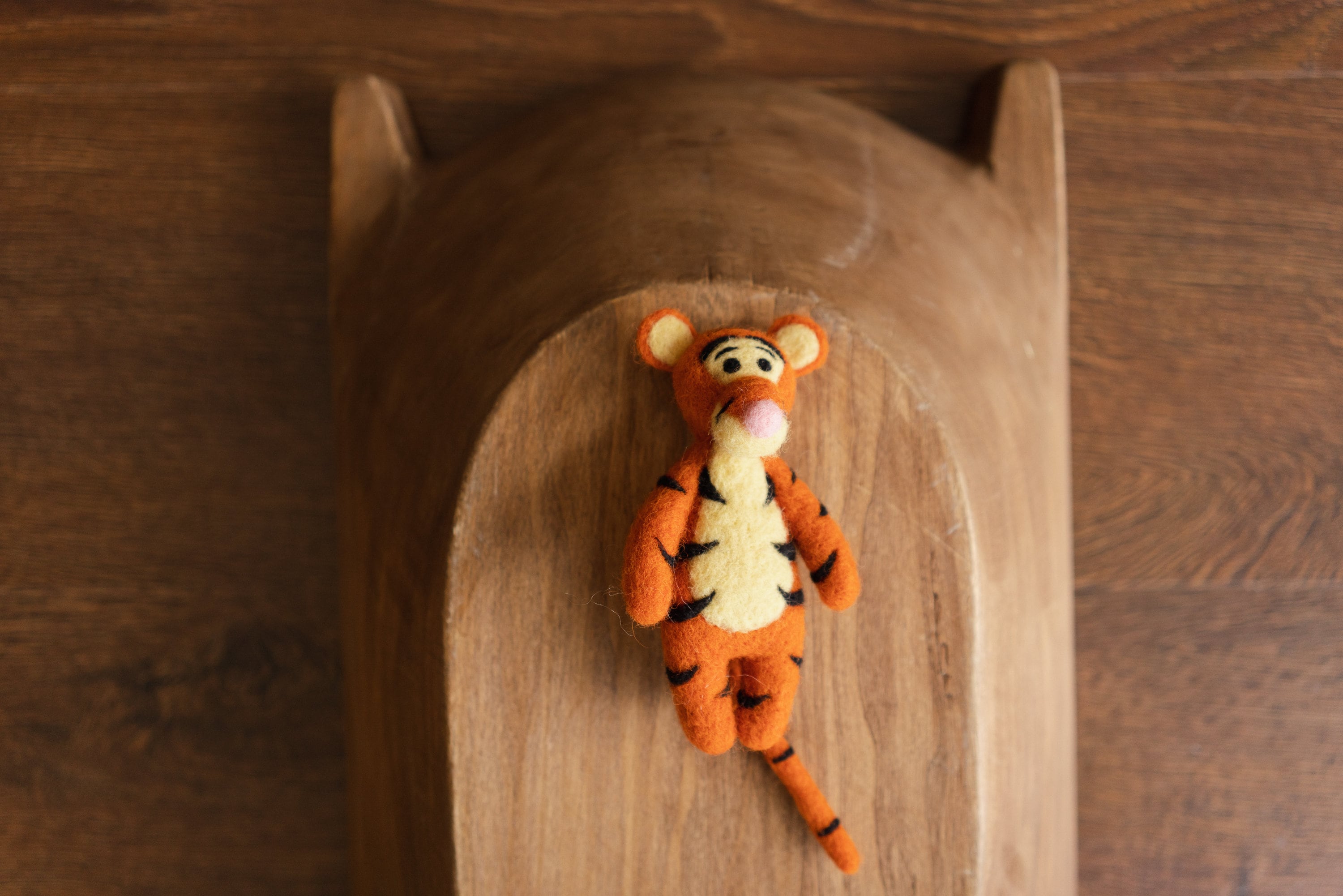 Newborn Teddy Bear Felted Photo Props, Newborn Felted Tiger Toy for Photography, Newborn Felted Honey Pot, Newborn Photography Props
