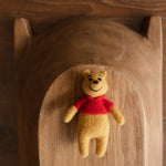 Newborn Teddy Bear Felted Photo Props, Newborn Felted Tiger Toy for Photography, Newborn Felted Honey Pot, Newborn Photography Props