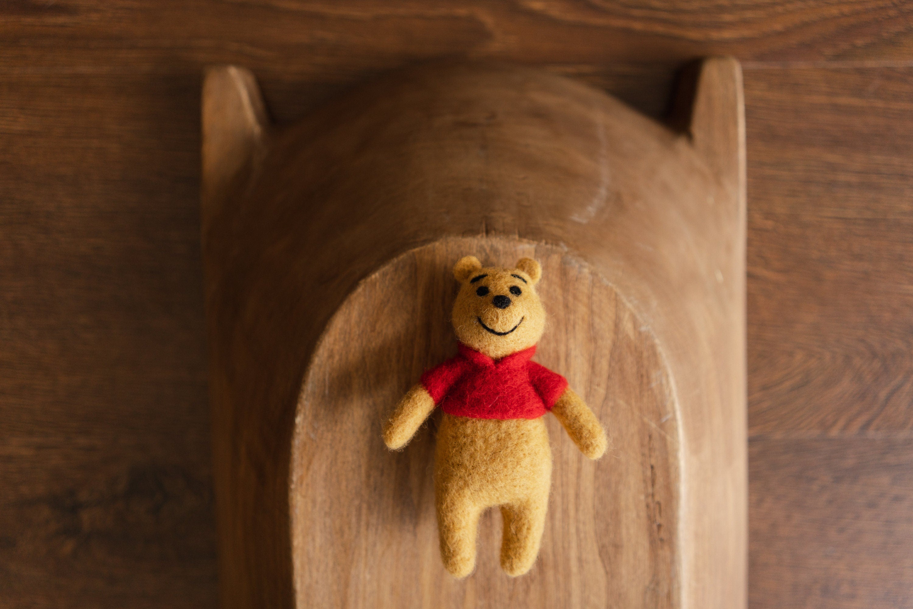 Newborn Teddy Bear Felted Photo Props, Newborn Felted Tiger Toy for Photography, Newborn Felted Honey Pot, Newborn Photography Props