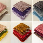 Newborn Merino Wool Chunky Blanket, Newborn Knitted Blanket,Baby Merino Wool Blanket,Newborn Photography Props,Newborn Braided Blanket Wool