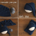 Newborn Sleep Hat and Wrap Sets, Newborn Knit Wrap, Newborn Photography Props, Newborn Knitted Photo Props, Newborn Coming Home Outfit Boy