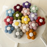 Newborn Felted Flower Photo Toy, Needle Felted Mini Flowers, Newborn Felted Props for Girl, Newborn Photography Props, Felt Flower Decor