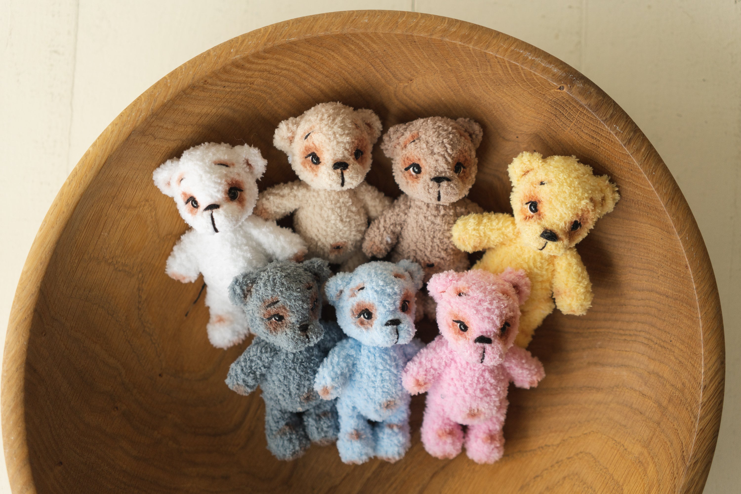 Baby Fluffy Knitted Toys for Newborn Photography, Newborn Teddy Bear Toy, Newborn Knitted Toys, Newborn Photography Props, Newborn Bear Toy