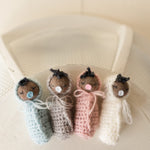 Newborn Baby Doll Toy,Newborn Photography Props,Newborn Knitted Toy,Small Knitted Doll Girl,Newborn Toy Props,Newborn Girl Small Doll Toy
