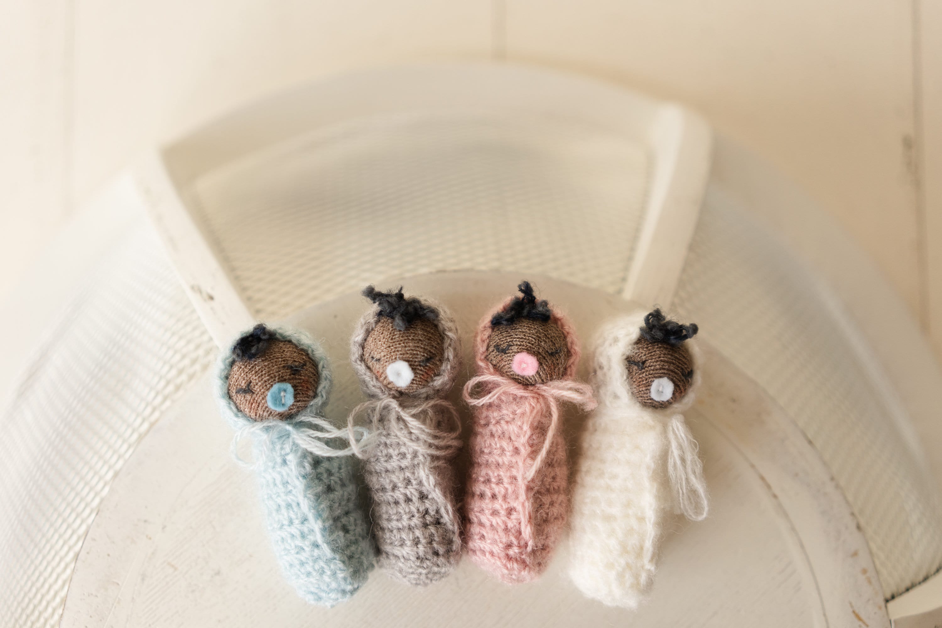 Newborn Baby Doll Toy,Newborn Photography Props,Newborn Knitted Toy,Small Knitted Doll Girl,Newborn Toy Props,Newborn Girl Small Doll Toy