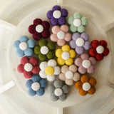 Newborn Felted Flower Photo Toy, Needle Felted Mini Flowers, Newborn Felted Props for Girl, Newborn Photography Props, Felt Flower Decor