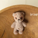 Baby Fluffy Knitted Toys for Newborn Photography, Newborn Teddy Bear Toy, Newborn Knitted Toys, Newborn Photography Props, Newborn Bear Toy