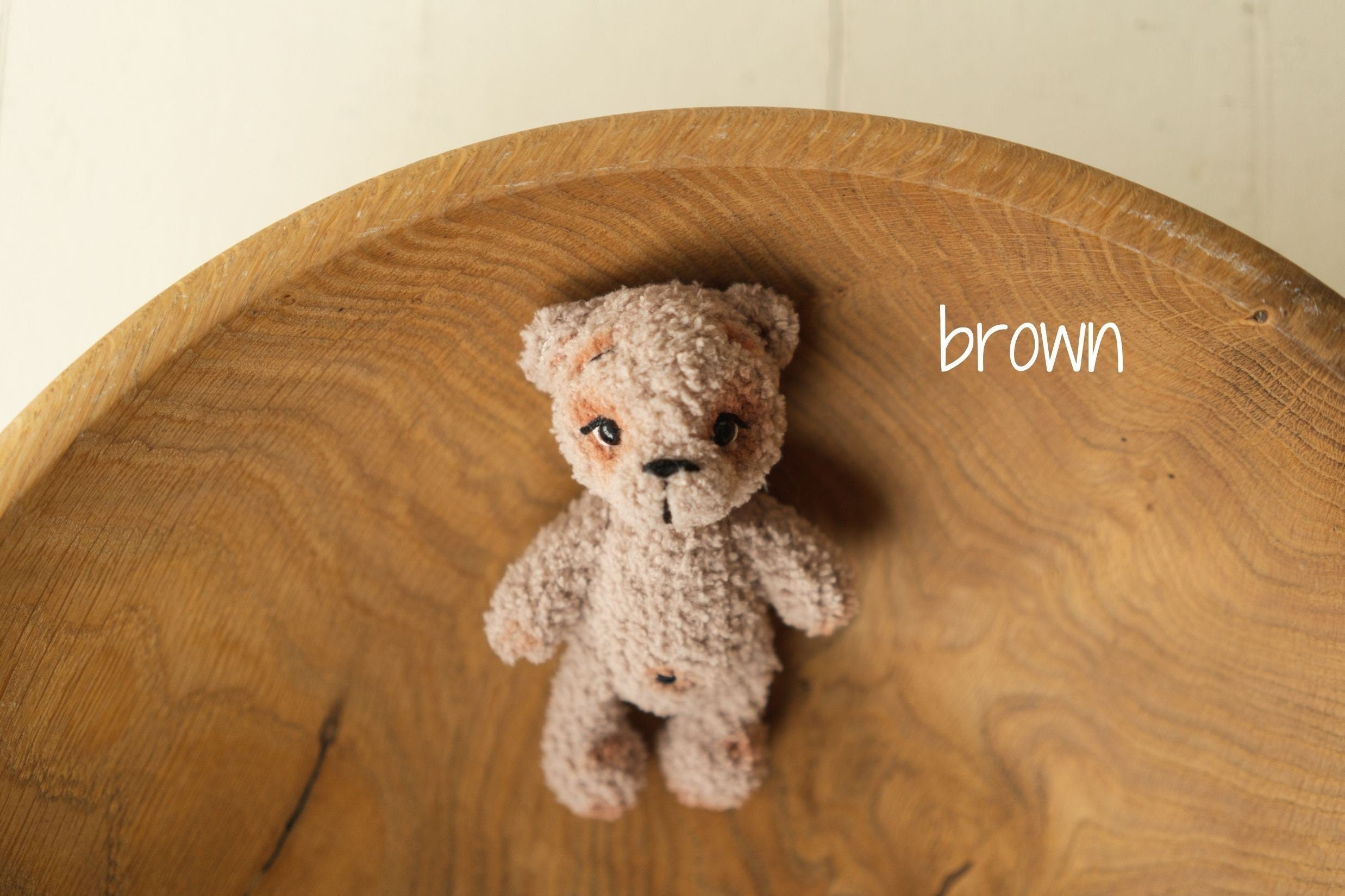 Baby Fluffy Knitted Toys for Newborn Photography, Newborn Teddy Bear Toy, Newborn Knitted Toys, Newborn Photography Props, Newborn Bear Toy