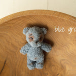 Baby Fluffy Knitted Toys for Newborn Photography, Newborn Teddy Bear Toy, Newborn Knitted Toys, Newborn Photography Props, Newborn Bear Toy