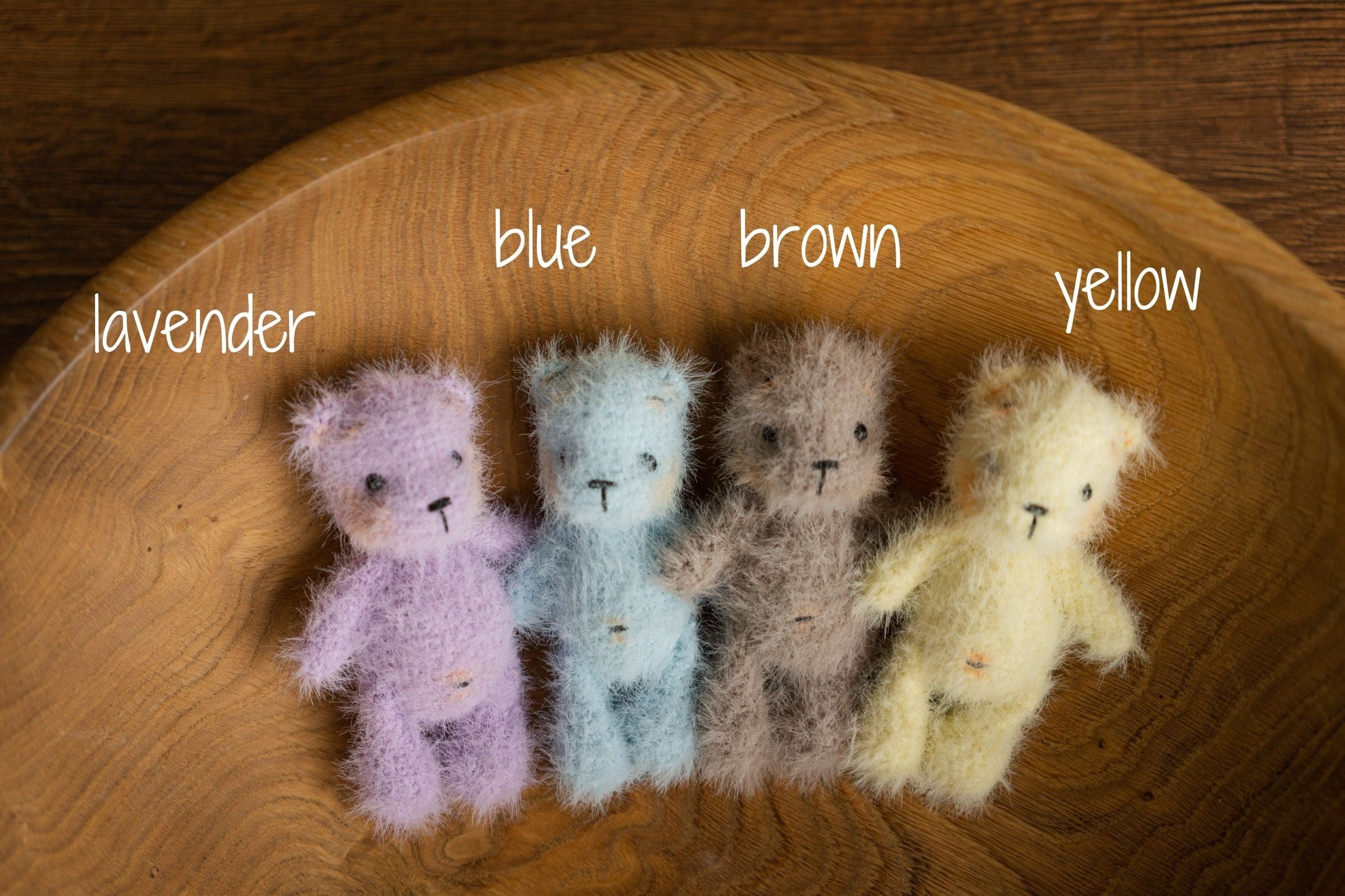 Newborn Knitted Teddy Bear and Bunny Photography Props, Baby Bear Crochet Toy, Newborn Photography Prop, Newborn Knitted Toy Bunny and Bear