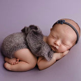 Newborn Frill Romper, Newborn Knitted Romper Girl, Newborn Knitted Outfit Girl, Newborn Photography props, Newborn Girl Coming Home Outfit