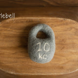 Felt Newborn Sports Props: Baby Dumbbell, Kettlebell and Barbell Toys for Newborn Photo Props