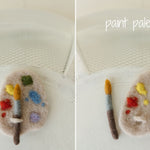 Hand-Felted Newborn Music Props Toy, Newborn Felted Microphone Toy,Needle Felted Camera Toy,Newborn Photography Props,Newborn Photo Camera