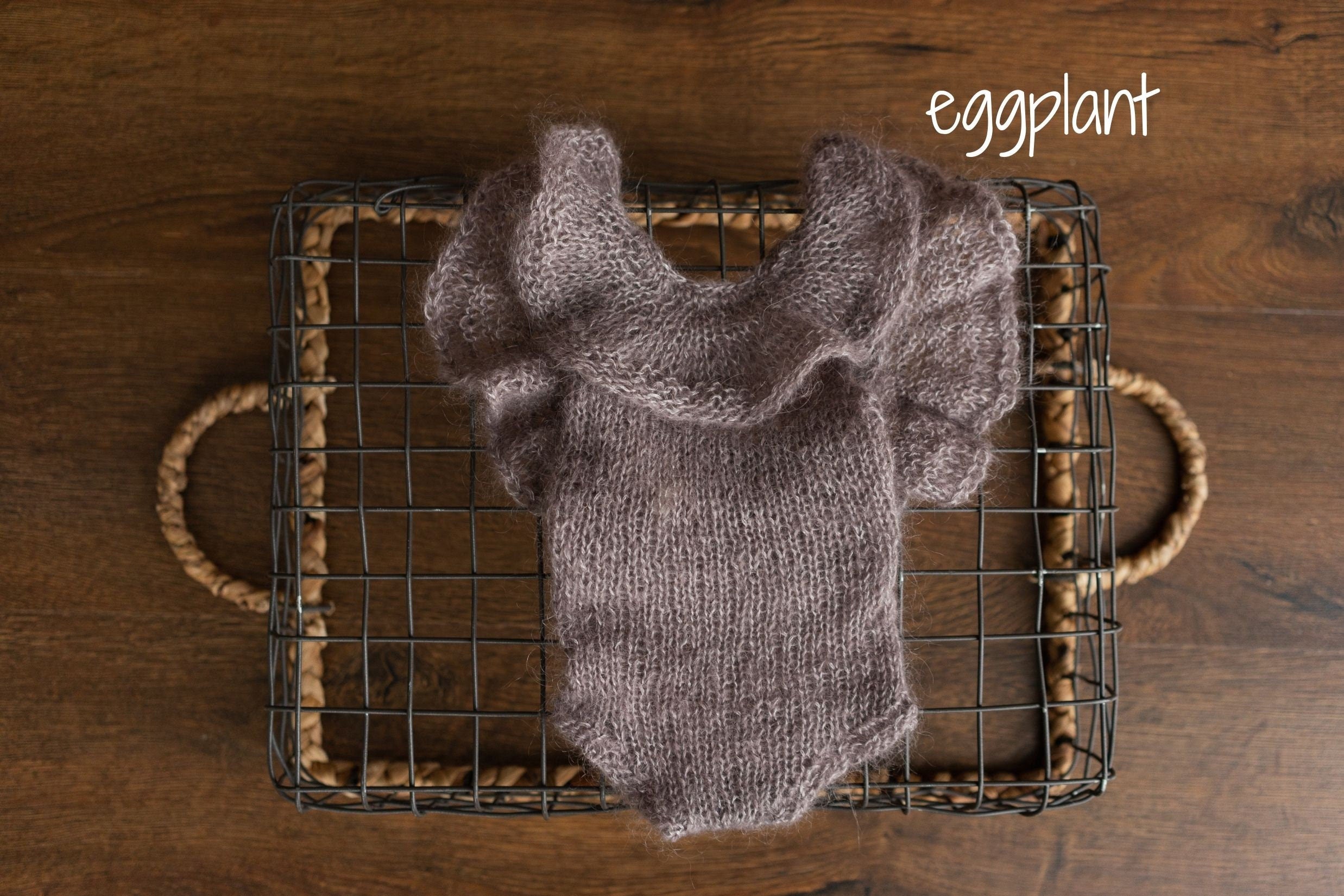 Newborn Frill Romper, Newborn Knitted Romper Girl, Newborn Knitted Outfit Girl, Newborn Photography props, Newborn Girl Coming Home Outfit