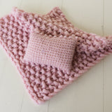 Newborn Knitted Pillow, Newborn Pillow, Newborn Photography Props, Newborn props for photography, Newborn posing pillow,Wool Knitted Pillow