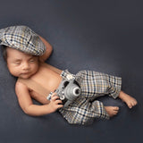 Hand-Felted Newborn Music Props Toy, Newborn Felted Microphone Toy,Needle Felted Camera Toy,Newborn Photography Props,Newborn Photo Camera