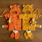 Tiger Newborn Knitted Outfit,Newborn Tiger Outfit,Newborn Photography props,Baby Tiger Costume,Newborn Felted Tiger Toy,Tiger Bonnet and Toy