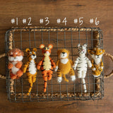 Tiger Newborn Felted Animal Toy for Photography, Newborn Felted Tiger Toy, Newborn Tiger Toy, Newborn Stuffed Animal, Chinese New Year Tiger
