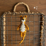 Tiger Newborn Felted Animal Toy for Photography, Newborn Felted Tiger Toy, Newborn Tiger Toy, Newborn Stuffed Animal, Chinese New Year Tiger