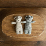 Newborn Knitted Teddy Bear Photography Props, Newborn Bunny Photo Toy, Small Hand-knitted Toy,Baby Crochet Bear Toy,Newborn Photography Prop