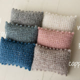 Newborn Knitted Pillow, Newborn Pillow, Newborn Photography Props, Newborn props for photography, Newborn posing pillow,Wool Knitted Pillow