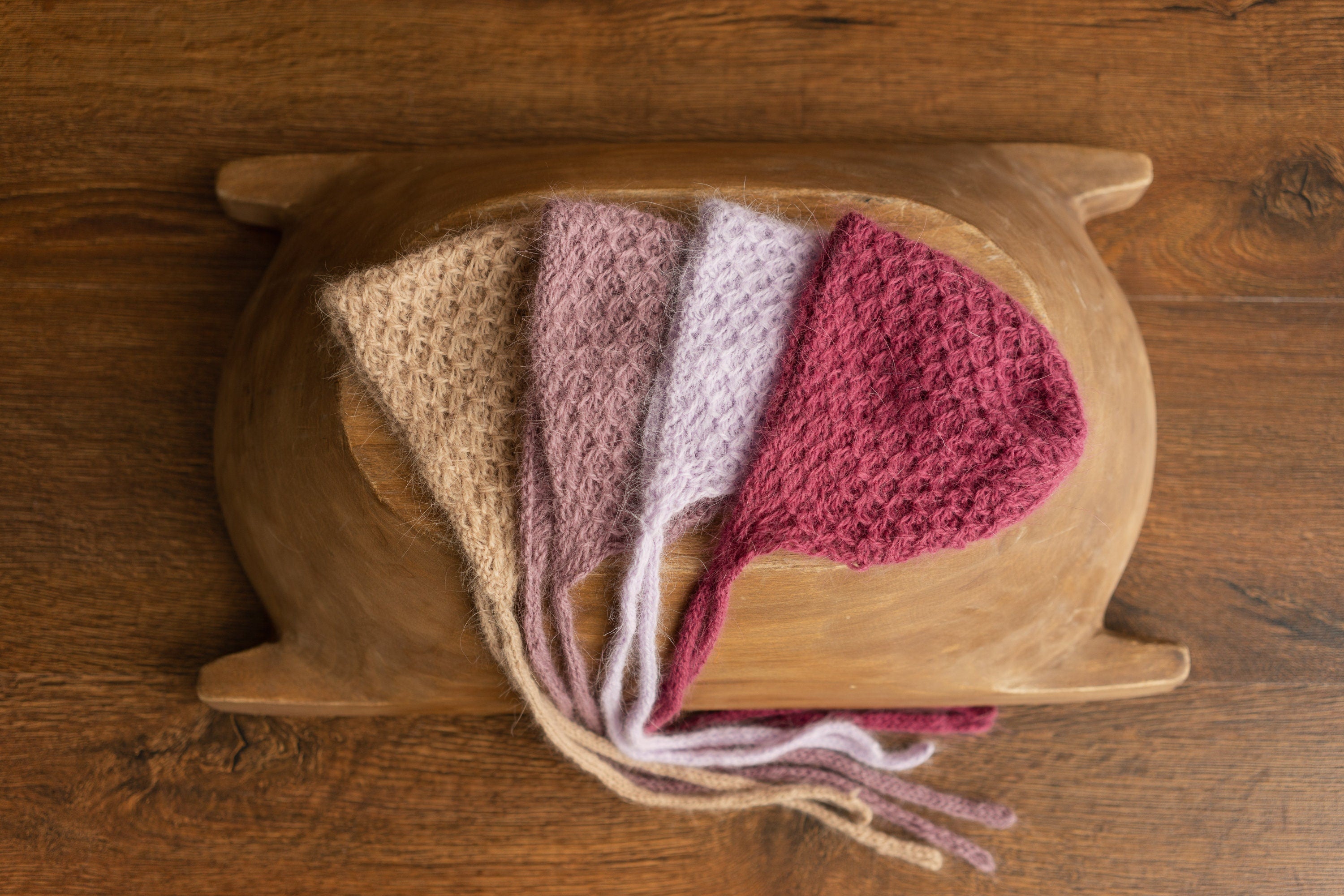 Newborn Knitted Wrap & Bonnet Prop Set, Newborn Knitted Outfit, Newborn Photography Props,Newborn Knitted Bonnet,Baby Props for Photography,