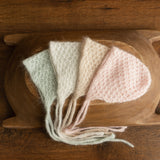 Newborn Knitted Wrap & Bonnet Prop Set, Newborn Knitted Outfit, Newborn Photography Props,Newborn Knitted Bonnet,Baby Props for Photography,