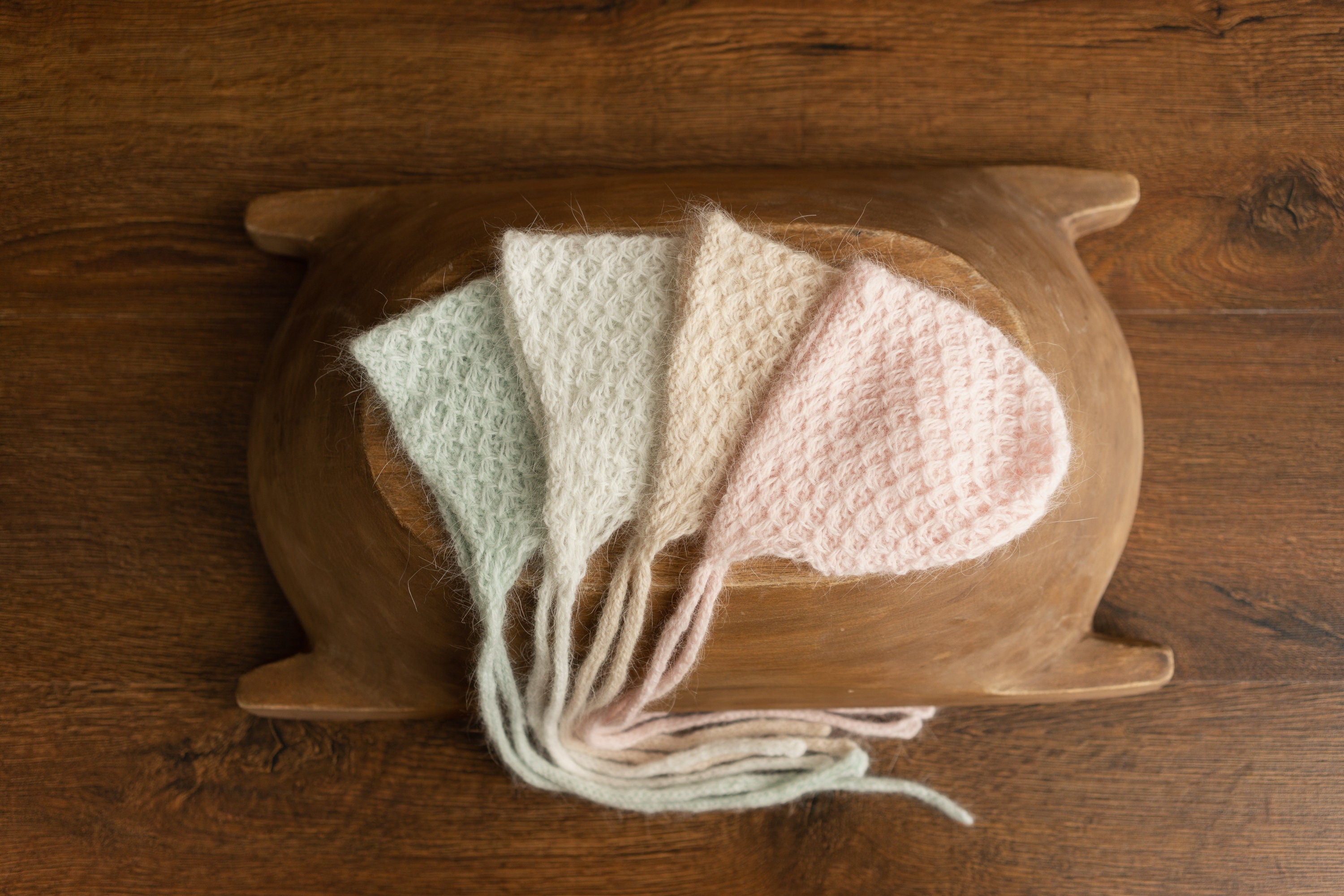 Newborn Knitted Wrap & Bonnet Prop Set, Newborn Knitted Outfit, Newborn Photography Props,Newborn Knitted Bonnet,Baby Props for Photography,